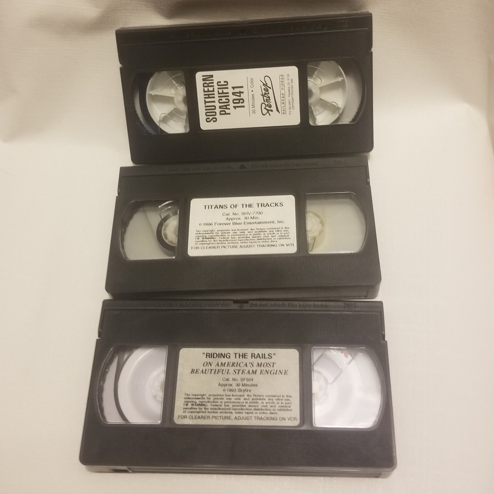 4 vtg trains out west VHS tapes - Picture 3 of 11